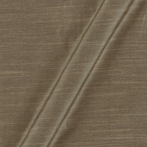Spun Dupion (Artificial Raw Silk) Beige By Cream Colour 43 inches Width Fabric freeshipping - SourceItRight