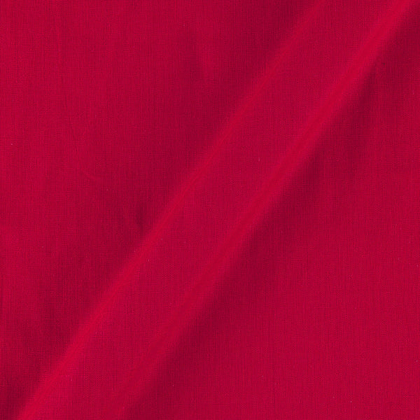Cotton Flex [For Bottom Wear] Poppy Red Colour 43 Inches Width Fabric freeshipping - SourceItRight