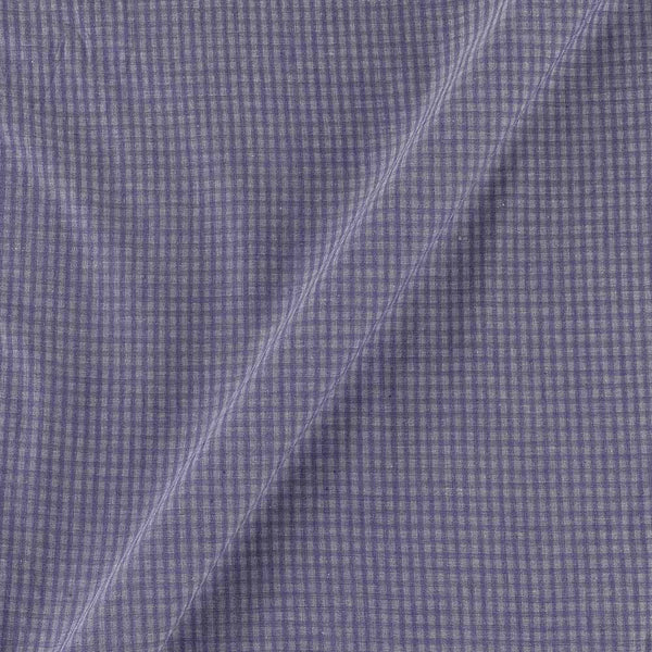South Cotton Violet X White Cross Tone Mini Check Washed Fabric Online 4115DA