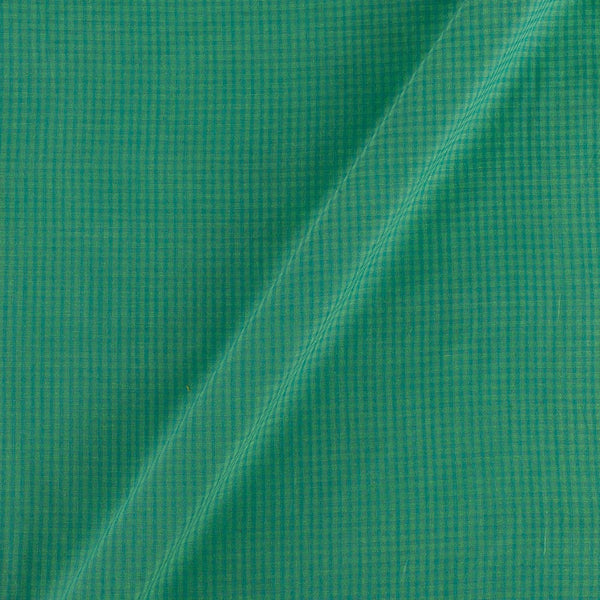 South Cotton Mint X Pista Green Colour Mini Check Washed Fabric Online 4115AT2