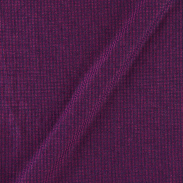 South Cotton Deep Purple Colour Mini Check Washed Fabric freeshipping - SourceItRight