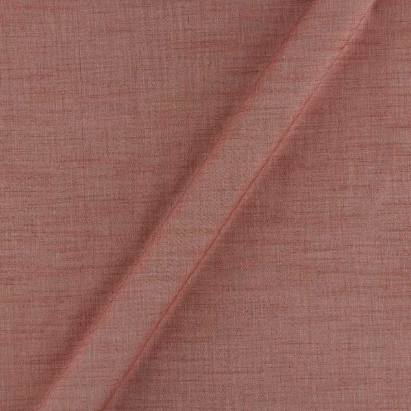 Buy Dusty Rose Colour Plain Dyed Slub Rayon Fabric Online 4132AD