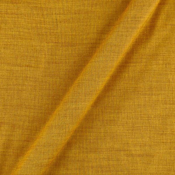 Buy Yellow X Maroon Cross Tone Plain Dyed Slub Rayon Fabric Online 4132AO