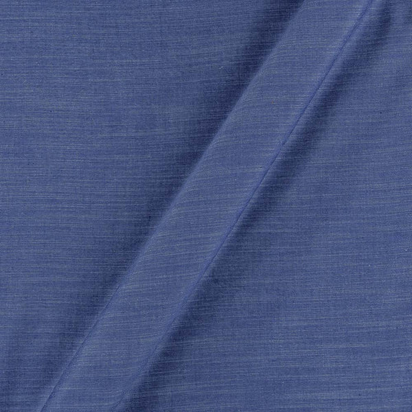 Buy Cadet Blue Colour Plain Dyed Slub Rayon Fabric Online 4132AQ