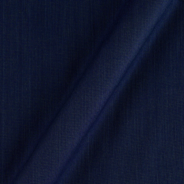 Cotton Matty Midnight Blue Colour Dyed Fabric (Viscose & Cotton Blend) 4144AN