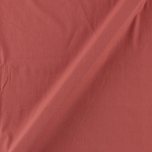 Flex [Cotton Linen] Coral Peach Colour 42 Inches Width Dyed Fabric