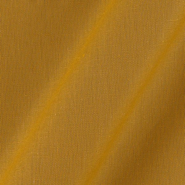 Mustard Yellow Plain Cotton Flex Fabric – Fabcurate