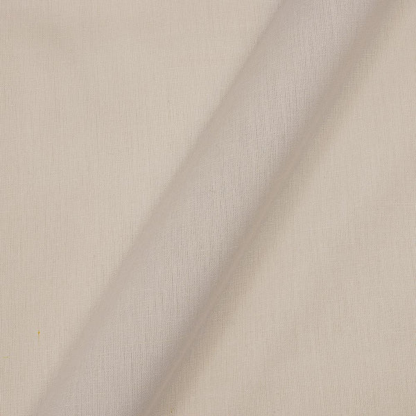 White color Cotton Flex fabric for Women's Kurti Palazoo