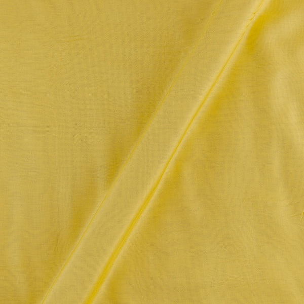 Santoon Banana Yellow Colour Dyed 43 Inches Width Viscose Fabric