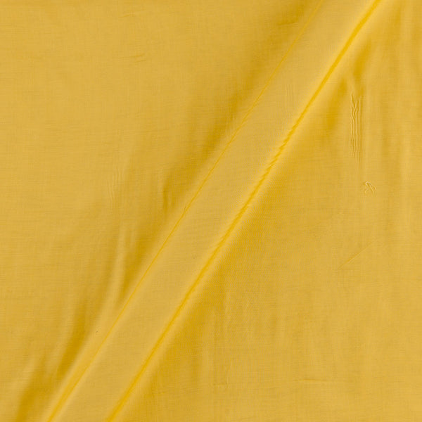 Santoon Golden Yellow Colour Dyed 42 Inches Width Viscose Fabric