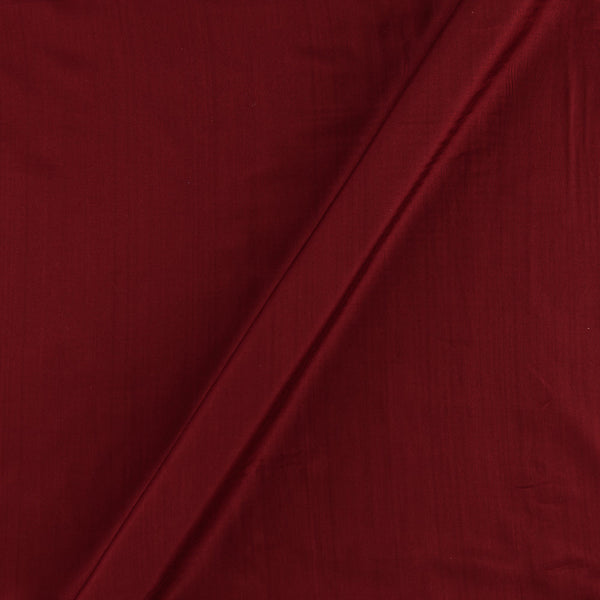 Santoon Dark Maroon Colour Dyed 43 Inches Width Viscose Fabric Cut Of 0.55 Meter
