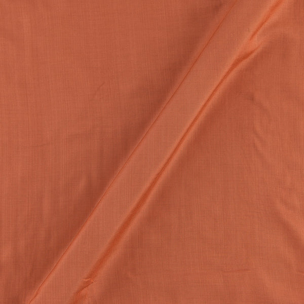 Santoon Peach Orange Colour Dyed 43 Inches Width Viscose Fabric