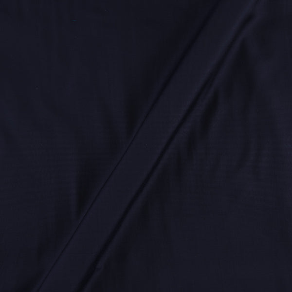 Santoon Midnight Blue Colour Dyed 41 Inches Width Viscose Fabric