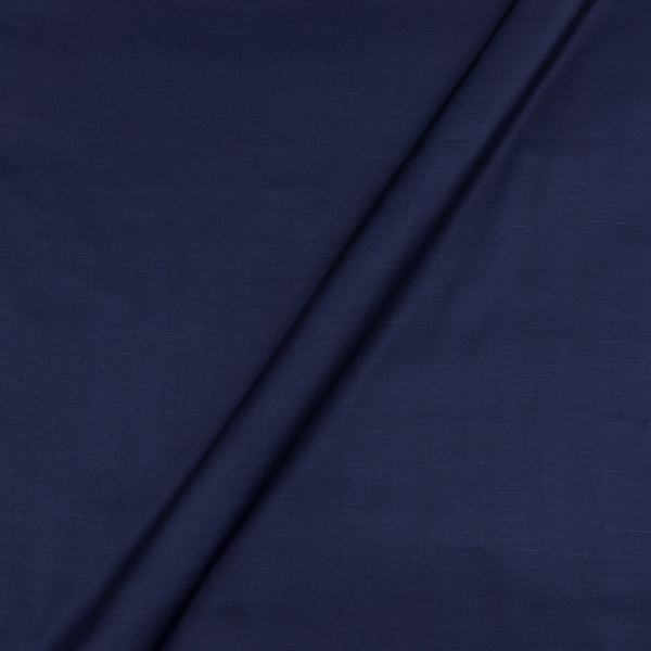Poly Linen Satin Midnight Blue Colour Fabric freeshipping - SourceItRight