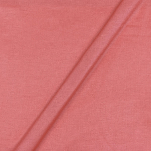 Poly Linen Satin Sugar Coral Colour 43 Inches Width Fabric freeshipping - SourceItRight