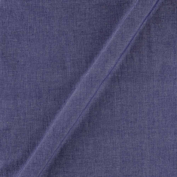 Purple X White Cross Tone Ikat Type Two Ply Pochampally Plain Cotton Fabric Online 4168AB