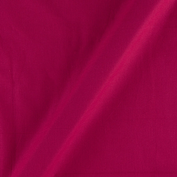 Buy Hot Pink Colour Ikat Type Two Ply Pochampally Plain Cotton Fabric Online 4168AJ2
