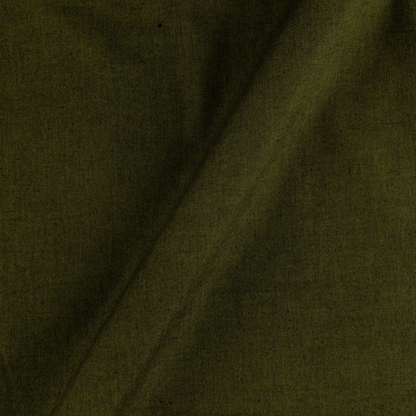 Buy Forest Green X Black Cross Tone Ikat Type Two Ply Pochampally Plain Cotton Fabric Online 4168AV