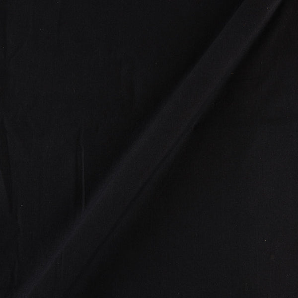 Black Colour Ikat Type Two Ply Pochampally Plain Cotton Fabric Online 4168A