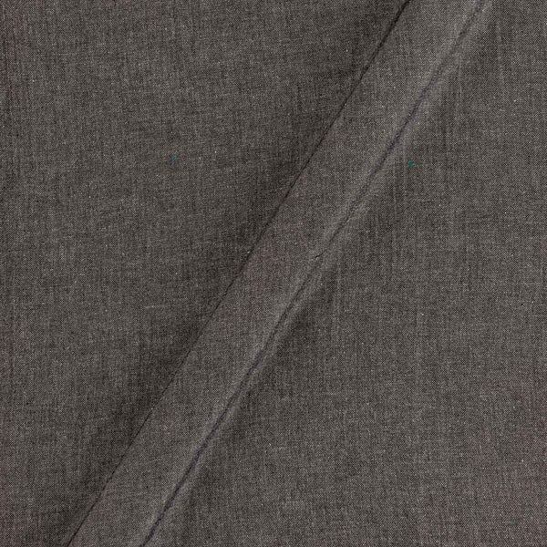 Buy Twill Cotton Carbon Black Colour Denim Look Fabric 4180A Online