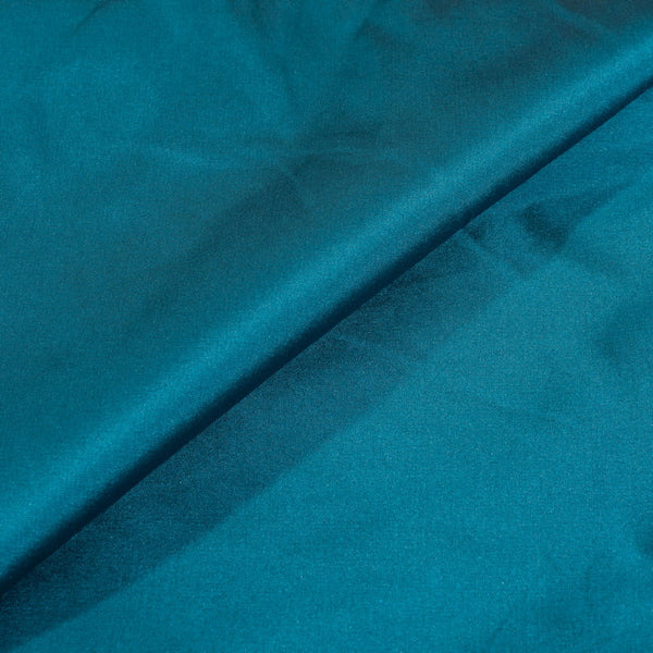 Artificial CxC Dupion Silk Peacock Blue Colour 54 inches Width Polyester Taffeta Fabric  1.37 meter [54 inches] Width freeshipping - SourceItRight