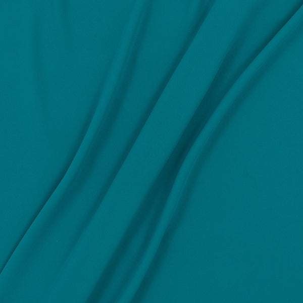 Flowy (Crepe Type) Heavy Quality Dyed Aqua Blue Colour 45 Inches Width Poly Fabric freeshipping - SourceItRight