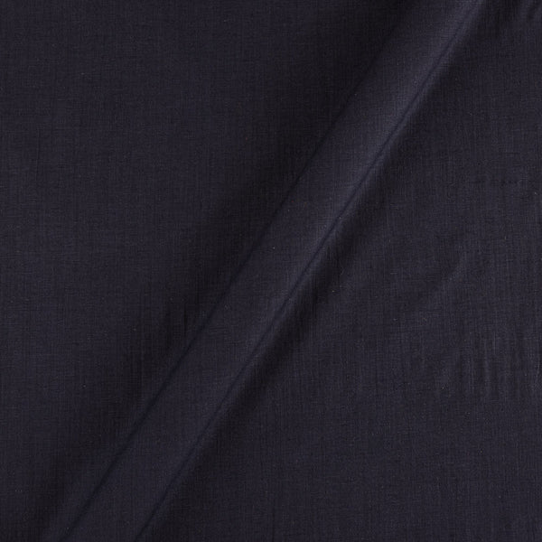 Rayon Slub Midnight Blue Colour 56 Inches Width Stretchable Fabric freeshipping - SourceItRight