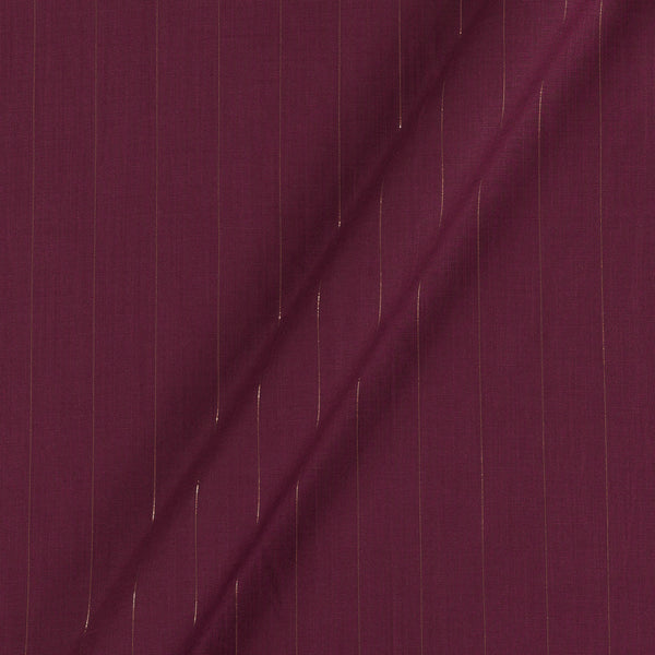 Rayon with Golden Stripes Georgia  Magenta Colour 50 inches Width Stretchable Fabric freeshipping - SourceItRight
