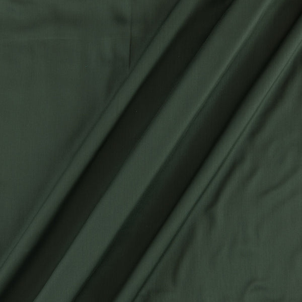 Dyed Modal Satin [Modal Silk] Duck Green Colour 43 Inches Width Premium Viscose Fabric