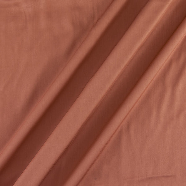 Dyed Modal Satin [Modal Silk] Peach Orange Colour Premium Viscose Fabric