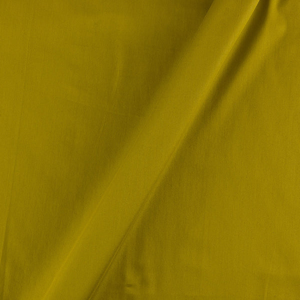 Cotton Satin [Malai Satin] Lime Green Plain Dyed 43 Inches Width Fabric