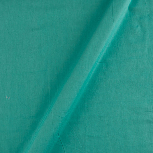 Cotton Satin Aqua Marine Colour Plain Dyed Fabric Online 4197BV