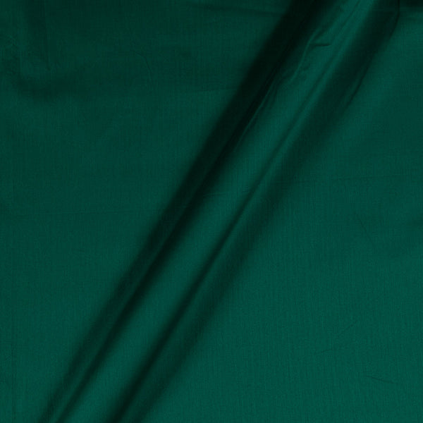 Cotton Satin Peacock Green Colour Plain Dyed Fabric Online 4197CG