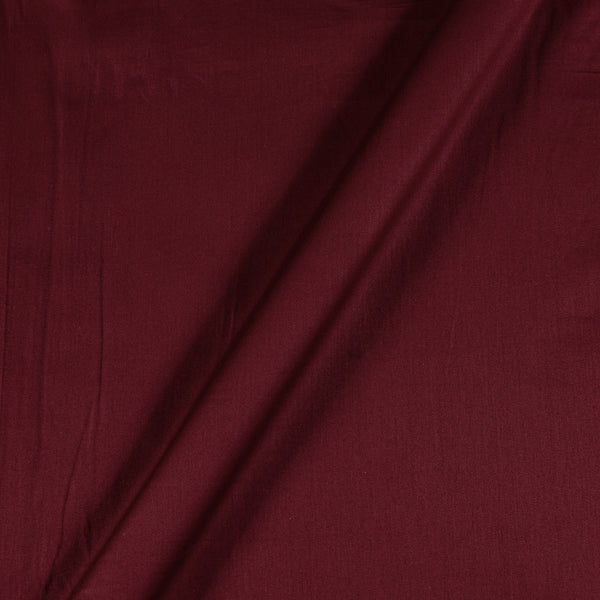 Cotton Satin Red Maroon Colour Plain Dyed Fabric Online 4197CR2
