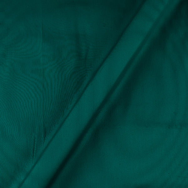 Cotton Satin [Malai Satin] Sea Green Colour Plain Dyed 43 Inches Width Fabric