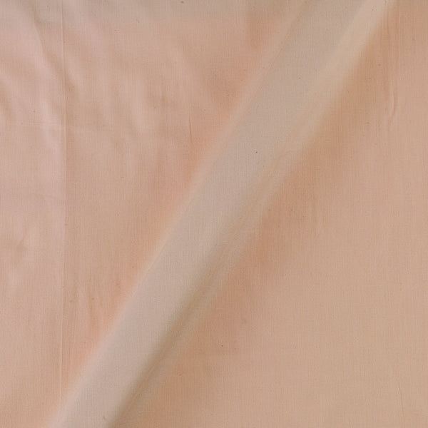 Cotton Satin Pale Peach Colour Plain Dyed Fabric Online 4197CX