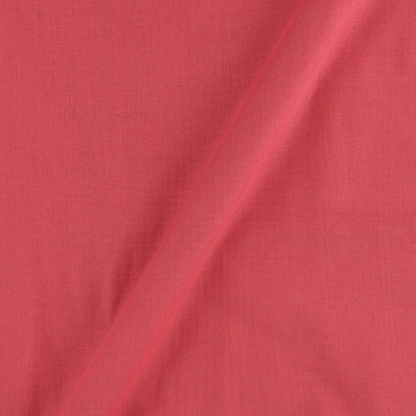 Cotton Pagri Voile Rubia for Lining Carrot Pink Colour 42 Inches Width Fabric