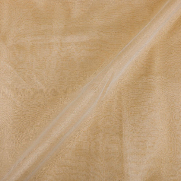Shimmer Organza Cream White Colour 58 Inches Width Imported Fabric cut of 0.50 Meter