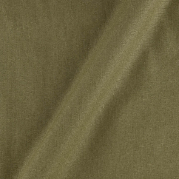 Buy Premium Pure Linen Mehndi Green Colour Shirting & All Purpose Fabric Online 4211AN