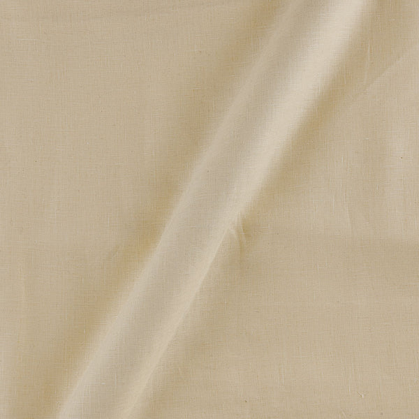 Premium Pure Linen Cream White Colour 58 inches Width Shirting & All Purpose Fabric