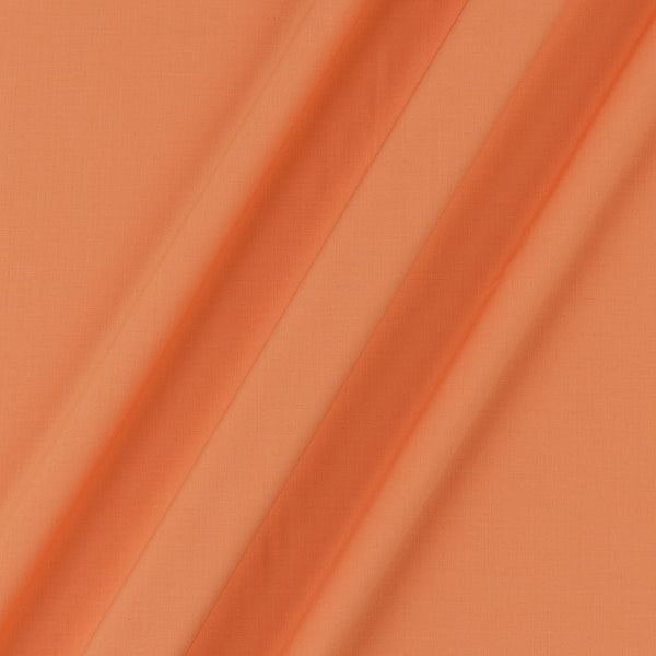 Lizzy Bizzy Peach Orange Colour Plain Dyed Fabric Online 4212CH