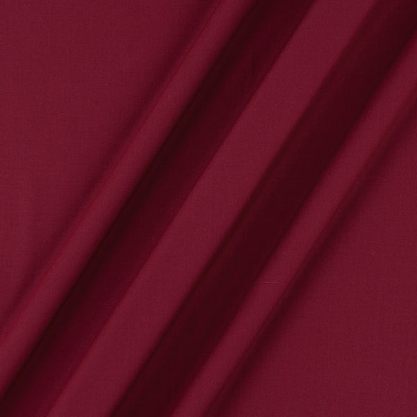 Lizzy Bizzy Cherry Red Colour Plain Dyed 35 Inches Width Fabric