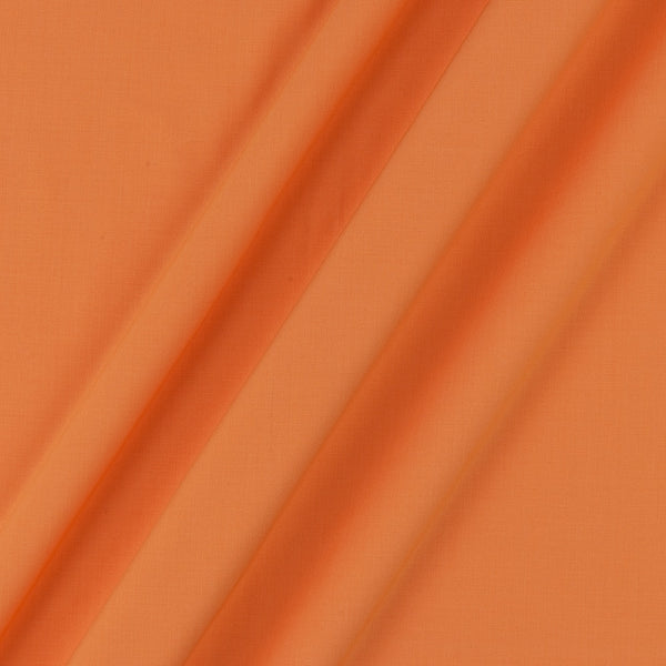 Lizzy Bizzy Tangerine Orange Colour Plain Dyed Fabric Online 4212DN