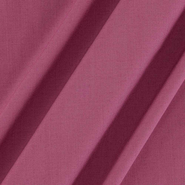 Georgette Berry Pink Colour Plain Dyed Poly Fabric cut of 0.45 Meter