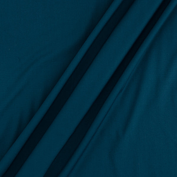 Lizzy Bizzy Teal Blue Colour Plain Dyed Fabric Online 4212S