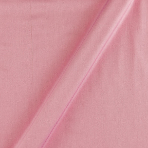 Viscose Satin Baby Pink Colour Plain Dyed Fabric 4214N