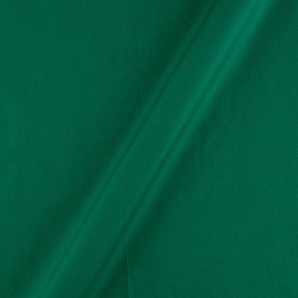 Buy Poplin Cotton Peacock Green Colour Plain Dyed Fabric 4215AW Online