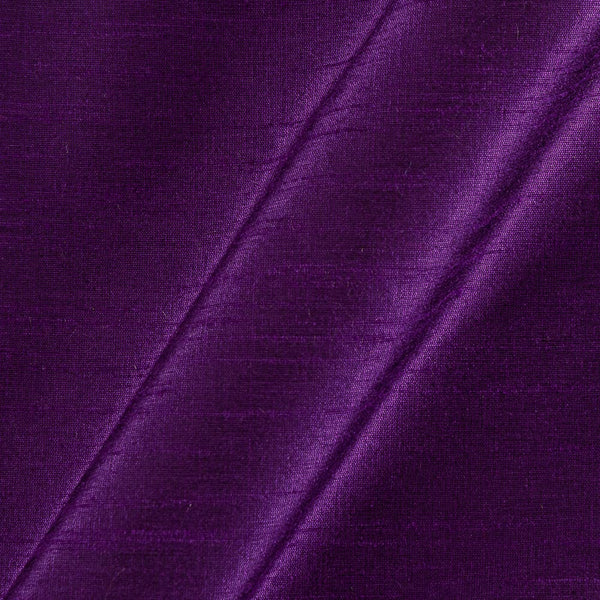 Buy Banarasi Raw Silk [Artificial Dupion] Deep Purple Colour Dyed Fabric  4216ADcpg12 Online - SourceItRight