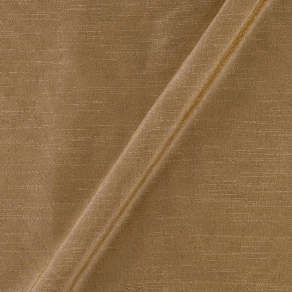 Banarasi Raw Silk [Artificial Dupion] Beige Colour Dyed Fabric Online 4216AU