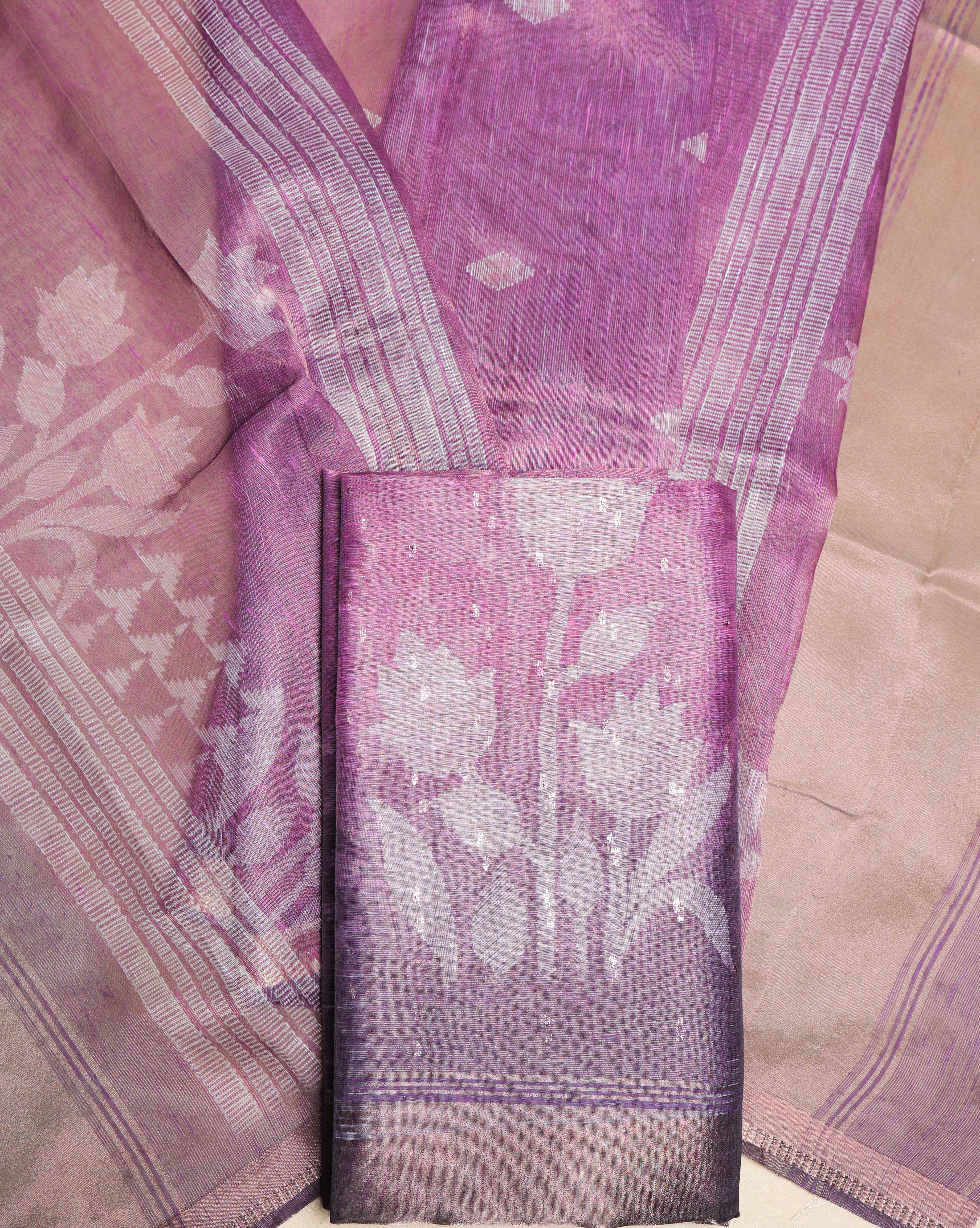 TEHZEEB - TISSUE SILK PRINTED 2 PIECE SET